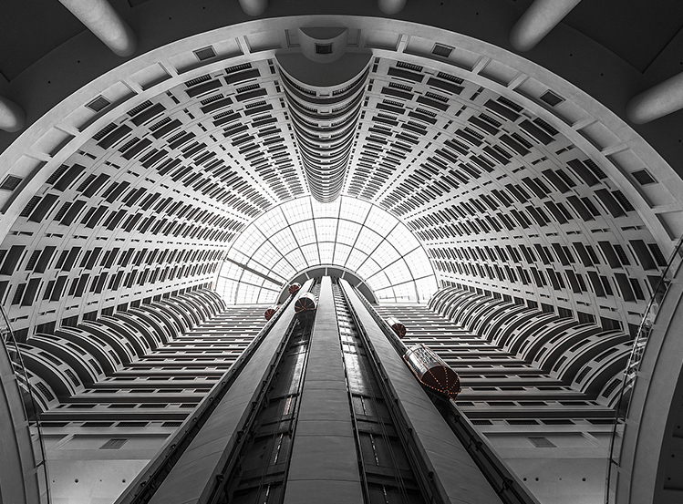 Panoramic at Observation Elevator