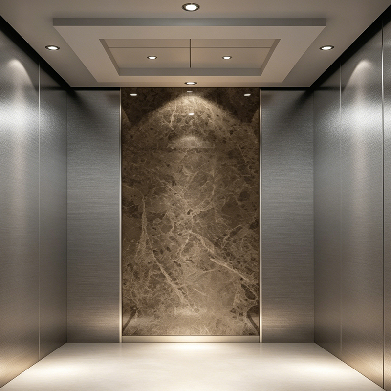 Fire-proof Decorative Wall Passenger Lift para sa Residential at Hotel