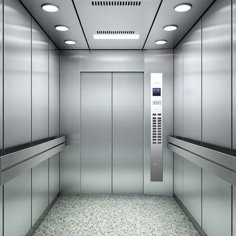 Standard Medical Passenger Elevator na may PVC Flooring